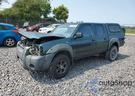 2001 Nissan Frontier Crew Cab Xe из США, поврежденный, VIN 1N6ED27T61C381033
